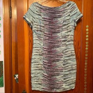 LUXURY Brian Reyes Silk Dress made in Italy size 4